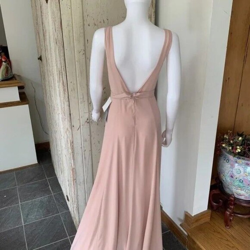 SHOW ME YOUR MUMU PINK BRIDESMAID TIE BACK DRESS - Picture 11 of 12